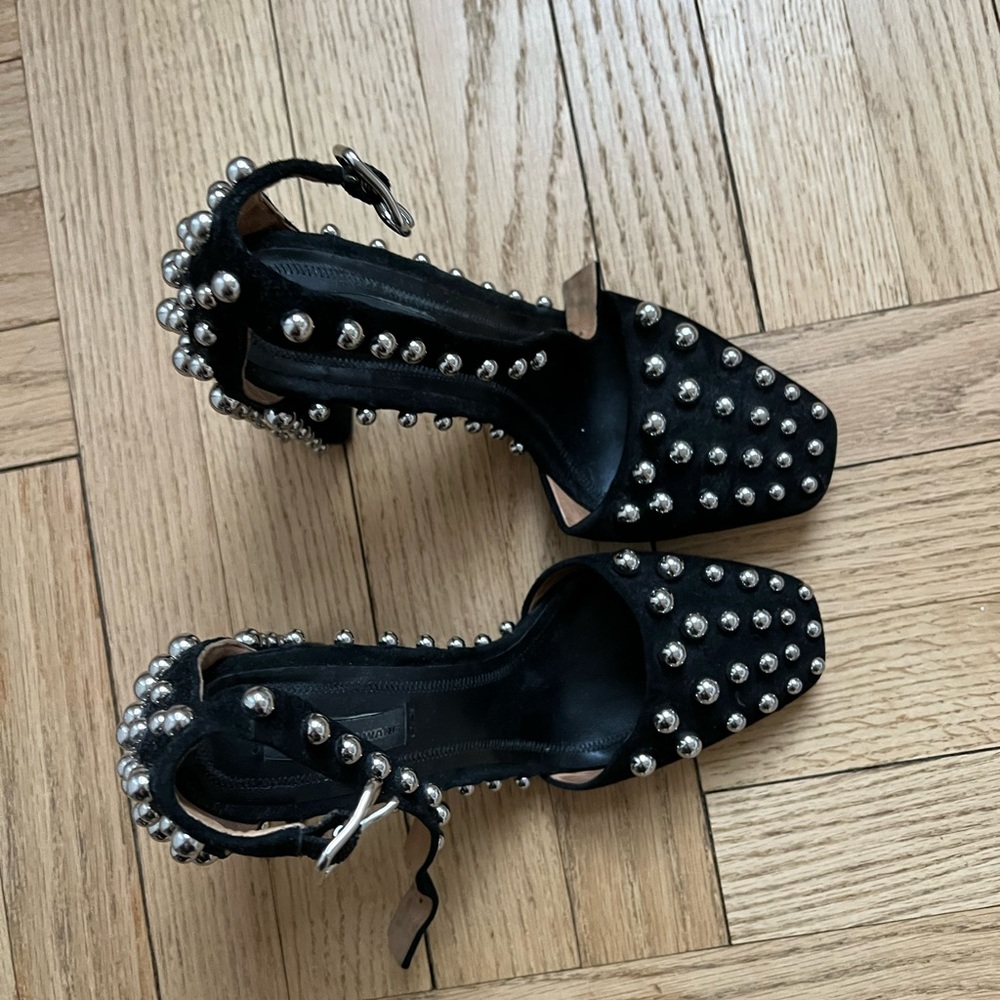 Studded Alexander Wang D’Orsay Heels 6.5